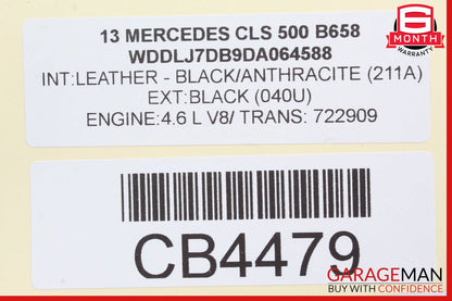 12-18 Mercedes W218 CLS500 Front Dash Trim Bezel Air Vent Cover Assy Walnut OEM