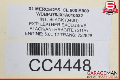 00-06 Mercedes W215 CL600 CL55 AMG Front Bumper Reinforcement Impact Crash Rebar