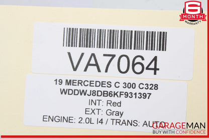 19-23 Mercedes W205 C300 Fuel Vapor Charcoal Canister 2054701702 OEM