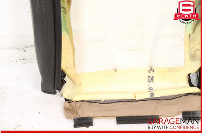 03-10 Porsche Cayenne 955 Front Right Side Top Upper Seat Cushion Cover Black