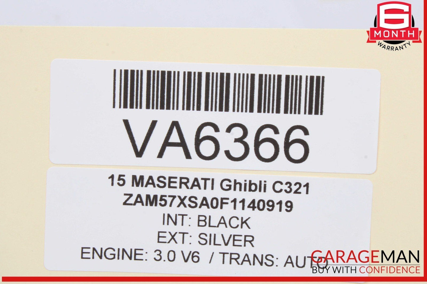 14-17 Maserati Ghibli Steering Column Combination Switch Assembly Black OEM