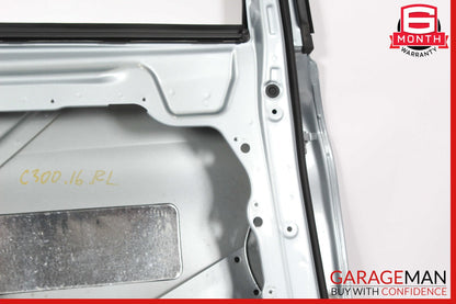 15-21 Mercedes W205 C300 Sedan Rear Left Side Exterior Door Shell Silver OEM