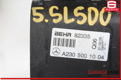 03-08 Mercedes R230 SL500 Engine Radiator A/C AC Air Condenser Oil Cooler Assy