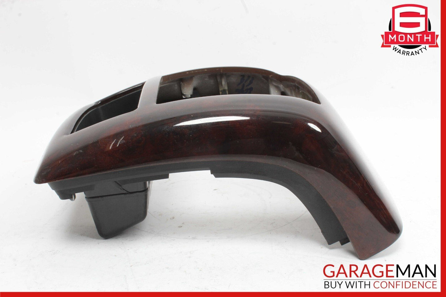 07-13 Mercedes W221 S550 S63 AMG Center Console Rear AC Control Trim Bezel Wood