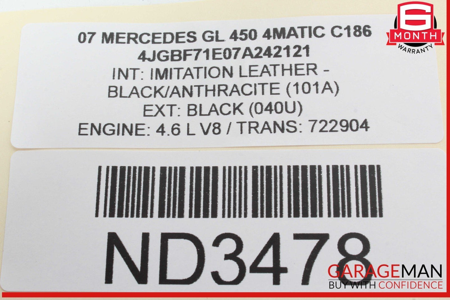 06-12 Mercedes X164 GL450 4MATIC ML63 AMG DVD Player Video Splitter Module Unit