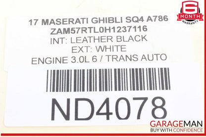 14-19 Maserati Ghibli Dash AUX USB Phone Storage Box Compartment OEM 670066186