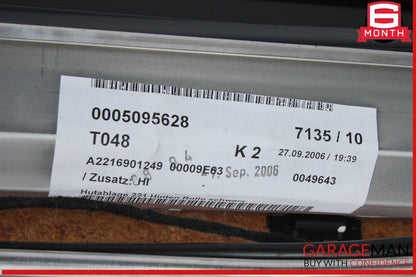 07-13 Mercedes W221 S550 S500 Rear Window Sun Shade Screen Roller Blind BlackOEM