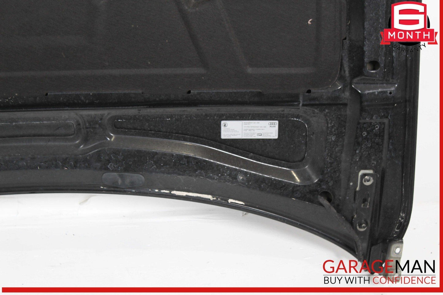 09-16 Audi A4 S4 Front Hood Shell Bonnet Panel Black OEM
