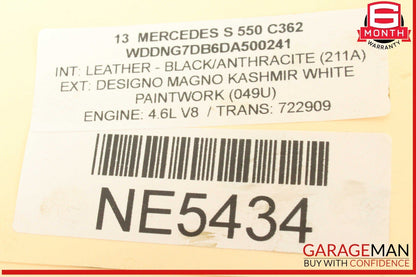11-20 Mercedes W221 S550 GL550 Right Side Engine Exhaust Camshaft OEM