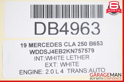 14-18 Mercedes W117 CLA250 2.0L Automatic Tranny Transmission Assembly OEM 68k