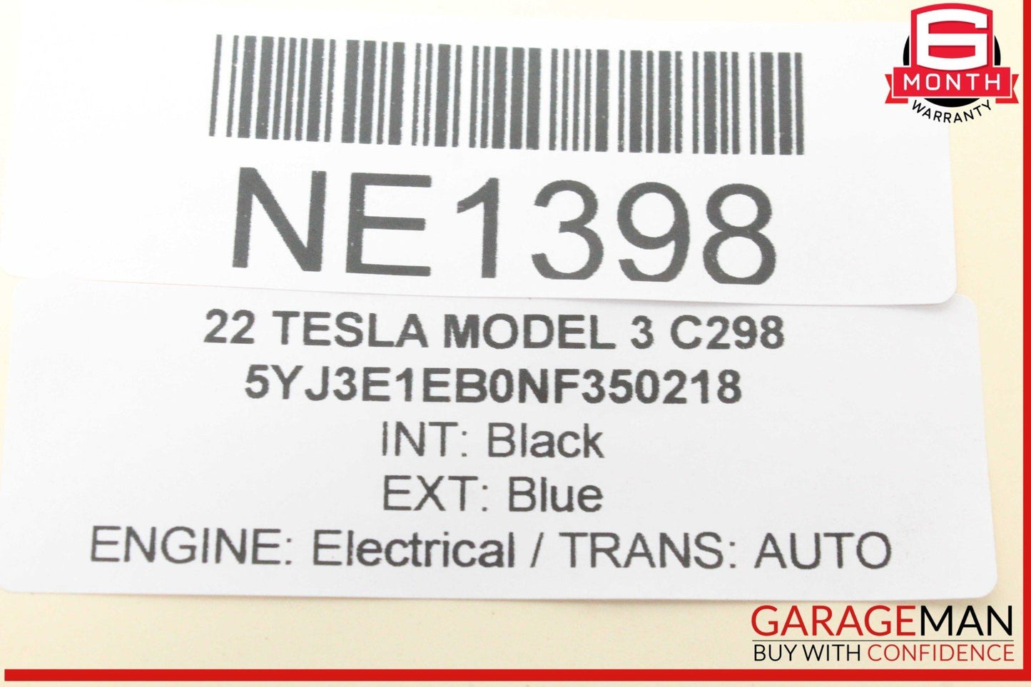 17-23 Tesla Model 3 Front Hood Bonnet Lock Latch Actuator 150039700E OEM