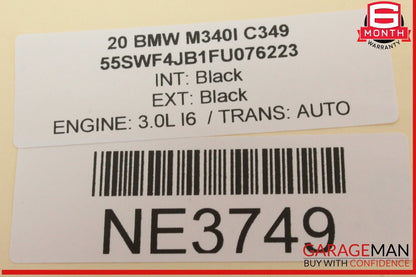 19-24 BMW M340i 330e 330i G20 Front Left Driver Side Window Regulator Motor