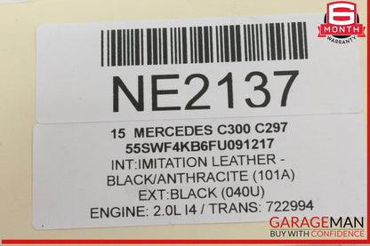 15-20 Mercedes W205 C300 C400 C350e Rear Right Side Spindle Knuckle Hub OEM