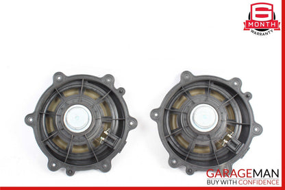 11-18 Porsche Cayenne 958 S Rear Left & Right Door Audio Sound Speakers Set OEM