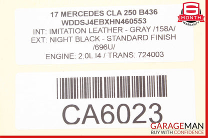 14-20 Mercedes W117 CLA250 Rear Stabilizer Sway Bar w/Links 2463203911 OEM