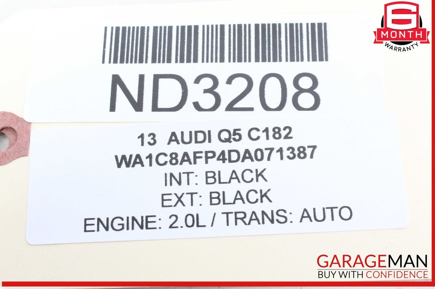 13-17 Audi Q5 A4 A5 Front A/C AC Climate Control Switch Panel Assembly OEM