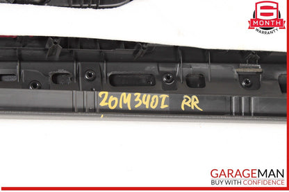 19-24 BMW M340i 330i G20 Rear Right Passenger Side Door Cover Panel Black OEM