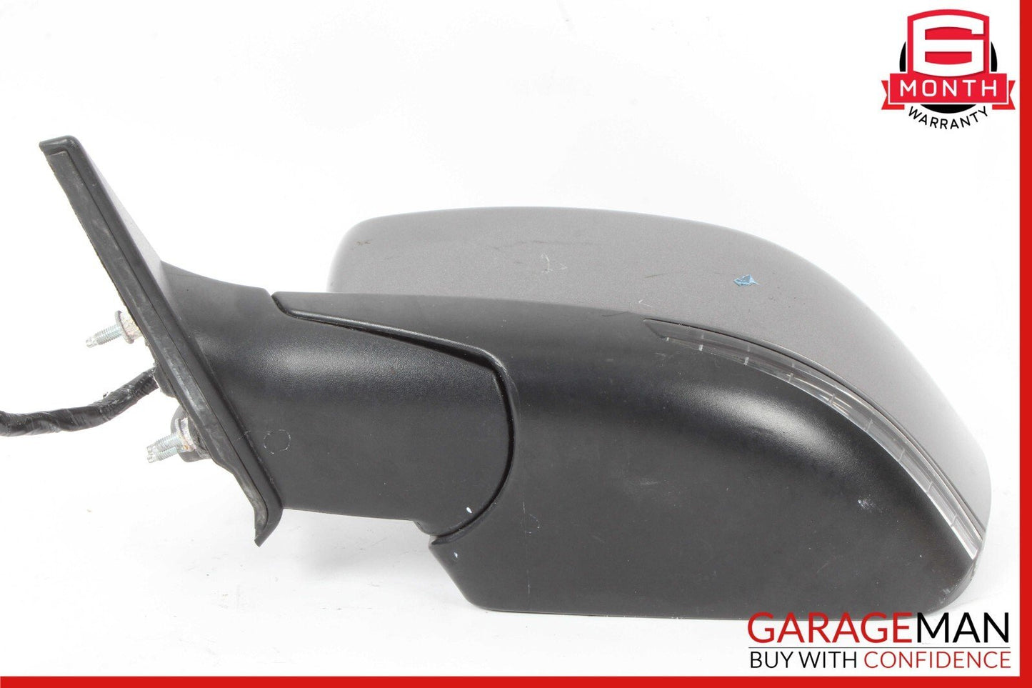 14-17 Maserati Ghibli Front Left Side Mirror Door Rear View Black OEM