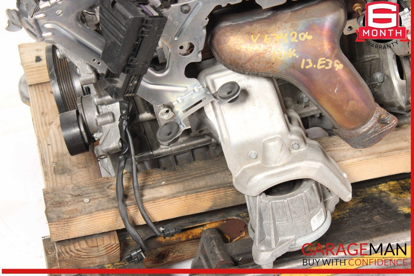 12-16 Mercedes W212 E350 C350 3.5L V6 RWD Engine Motor Block Assy OEM 120k