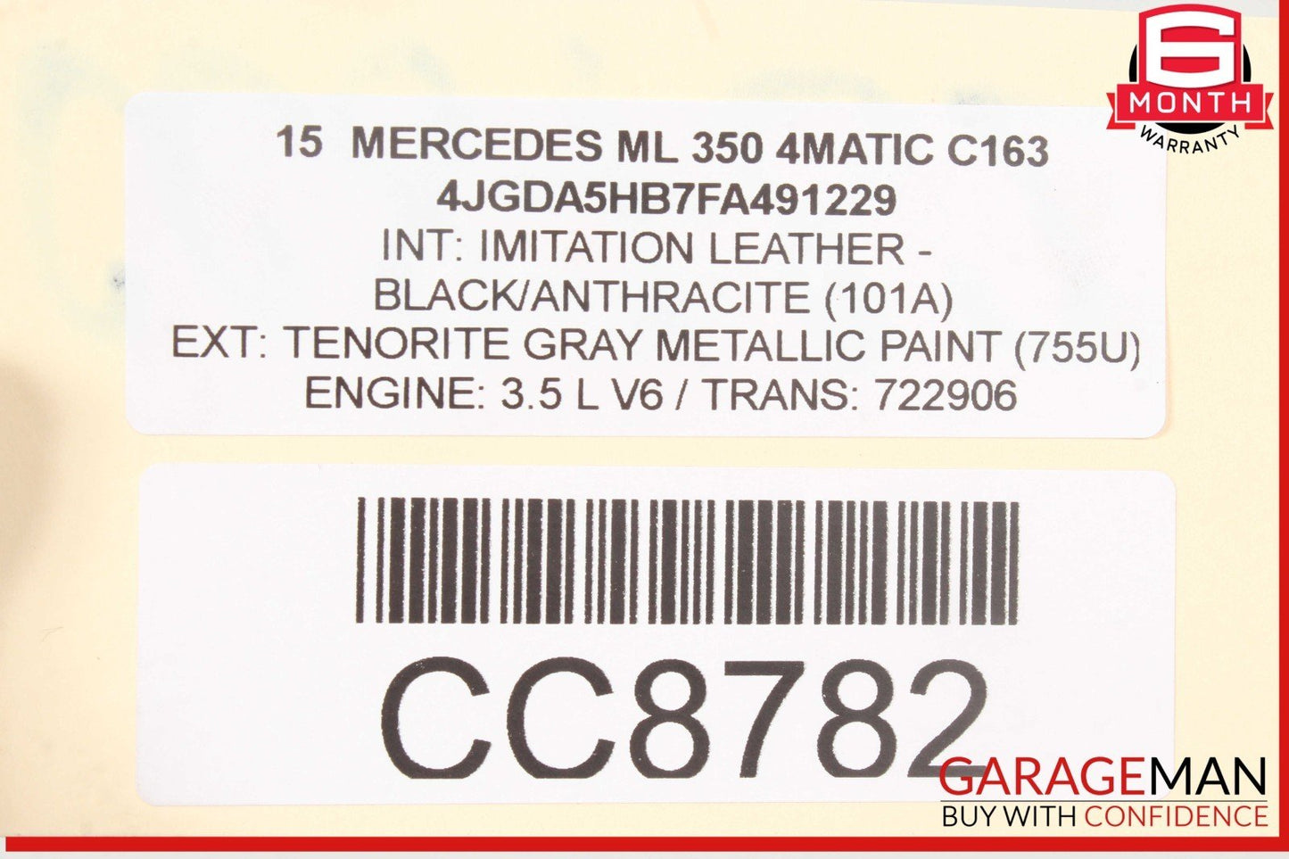 12-15 Mercedes W166 ML350 AWD Front Differential Carrier Case 1663300400 OEM