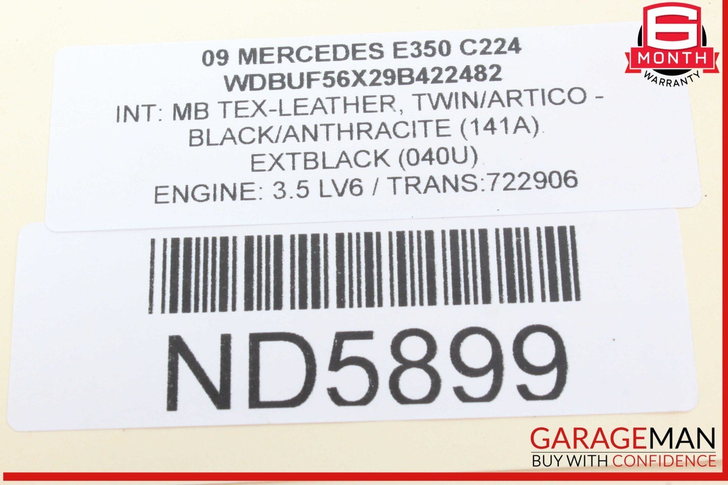 07-11 Mercedes W211 E350 Steering Column Combination Switch Assembly OEM