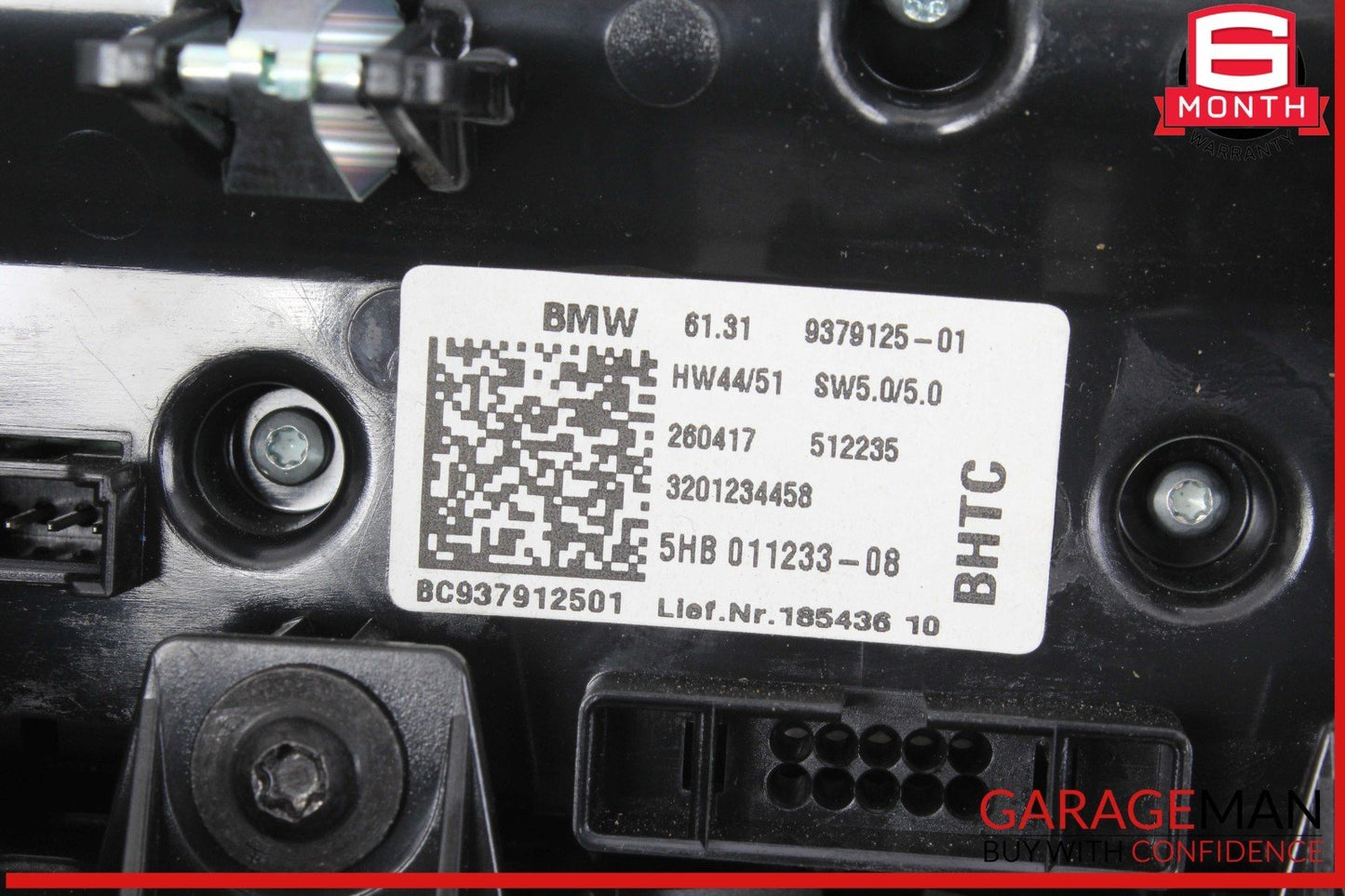 14-21 BMW i3 Hybrid Radio & AC A/C Climate Control Switch Panel 9379125 OEM