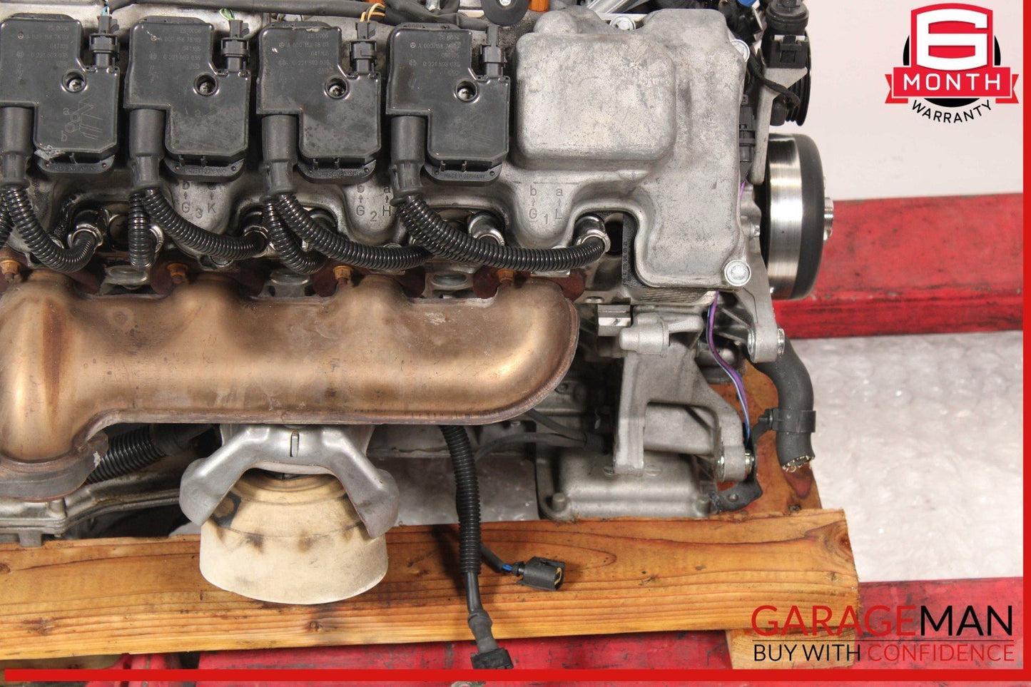 03-06 Mercedes R230 SL500 RWD Engine Motor Block Assembly OEM 197k