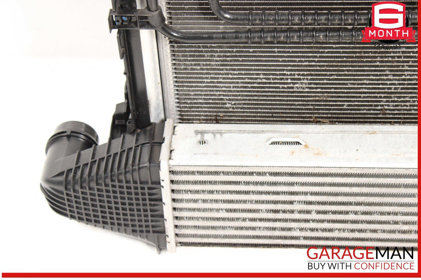 12-15 Mercedes W204 C250 Engine Motor Cooling Radiator A/C AC Condenser Assembly