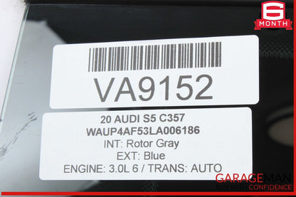 18-23 Audi S5 RS5 Rear Left Driver Side Quarter Window Glass 8W6845297 OEM