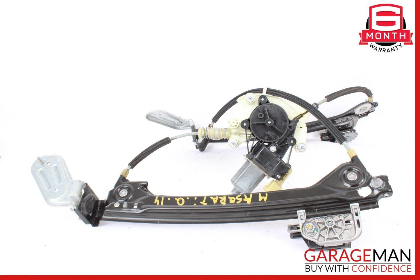 14-22 Maserati Quattroporte Rear Left Side Window Regulator Motor w/ Motor OEM