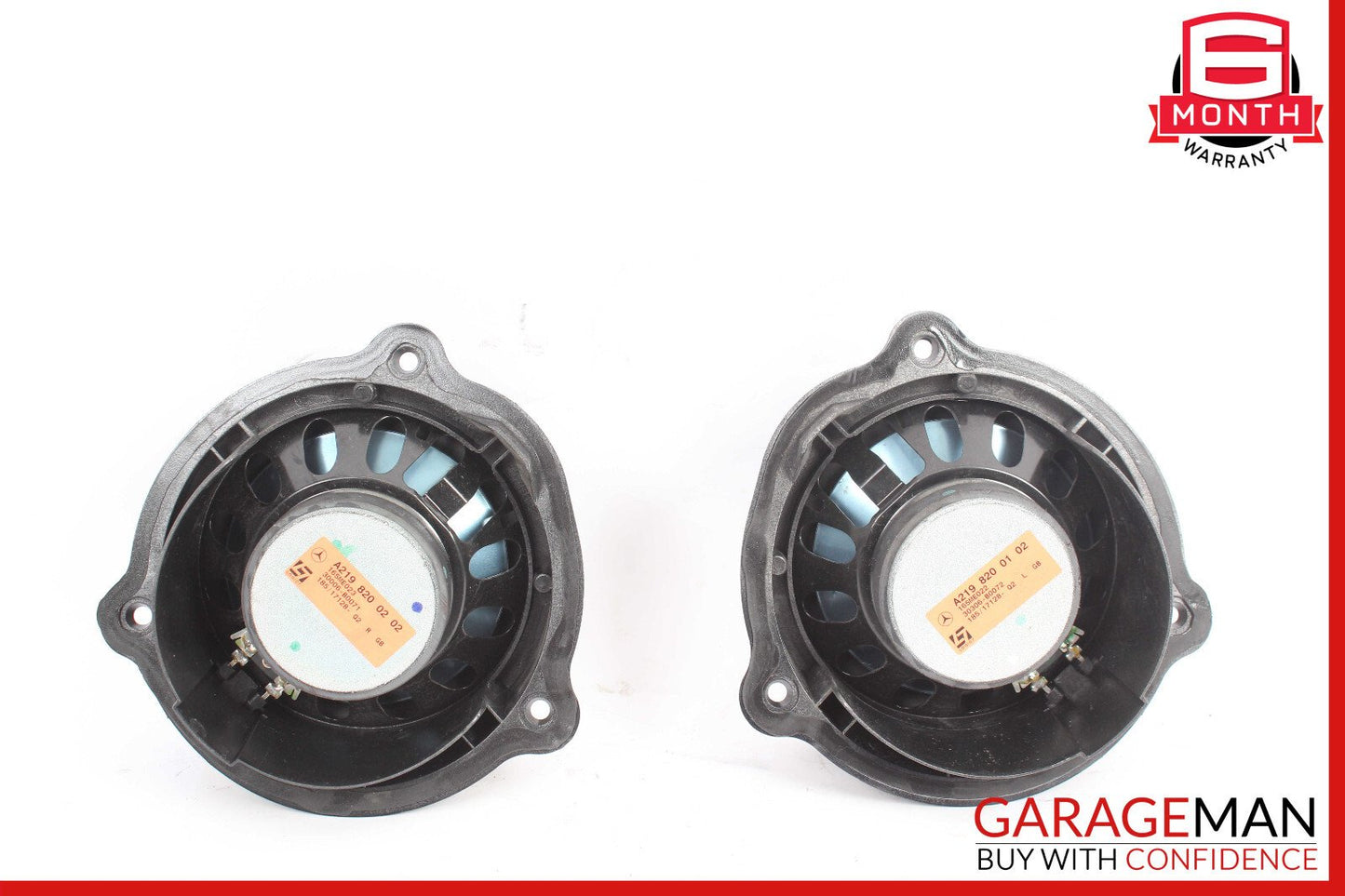 06-11 Mercedes W219 CLS550 CLS500 CLS63 Front & Rear Right Door Speaker Set OEM