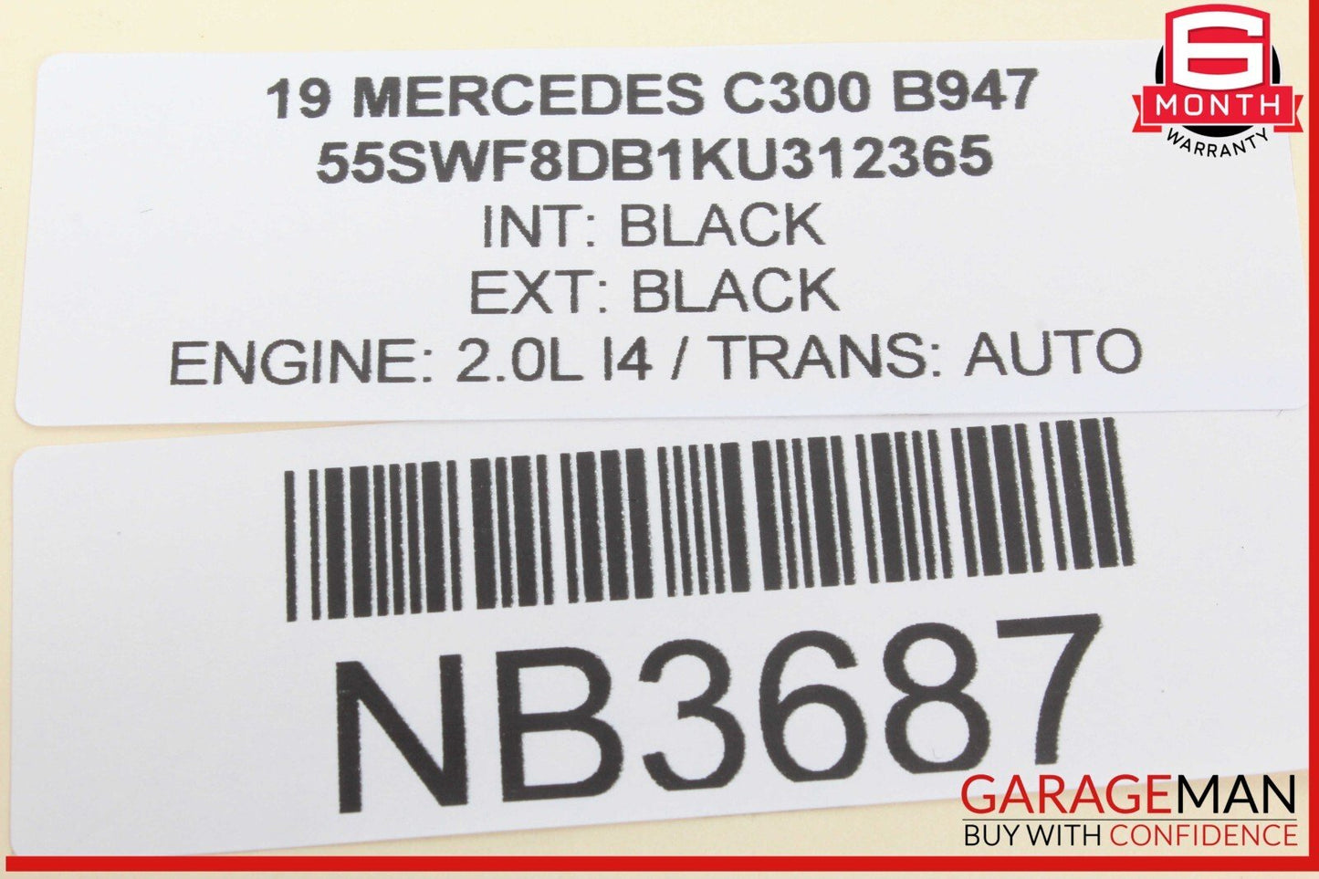 15-20 Mercedes W205 C300 C400 Dashboard Glove Box Compartment Tray OEM