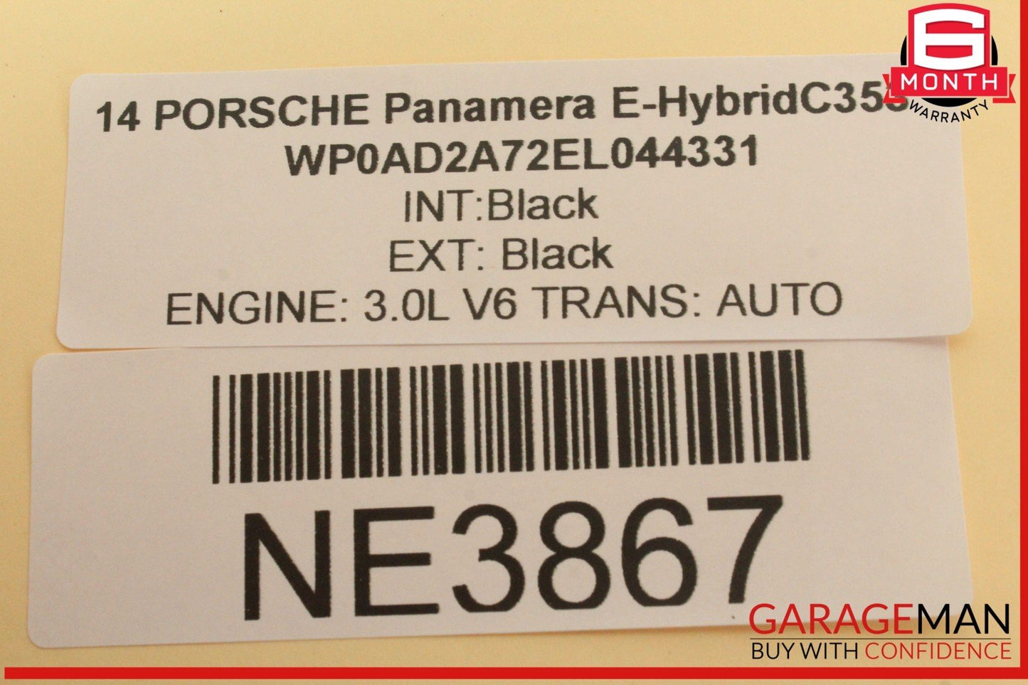 10-16 Porsche Panamera 970 E-Hybrid Front Right or Rear Left Window Motor OEM