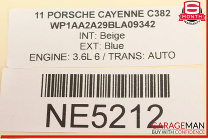 11-18 Porsche Cayenne 958 Sunroof Sun Roof Moonroof Moon Roof Motor OEM