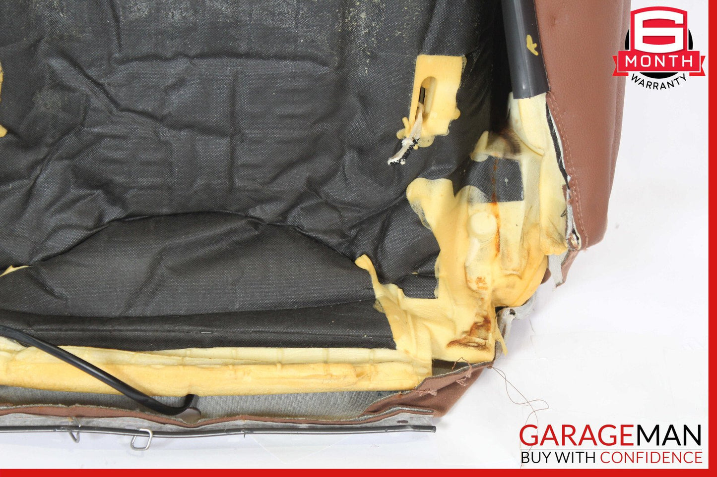 14-17 Maserati Ghibli M157 Front Right Top Upper Seat Cushion Brown OEM
