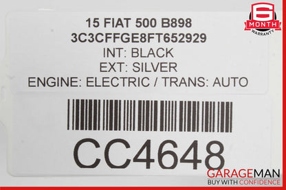 13-19 Fiat 500 Electric Right Side Skirt Rocker Panel Molding Silver OEM