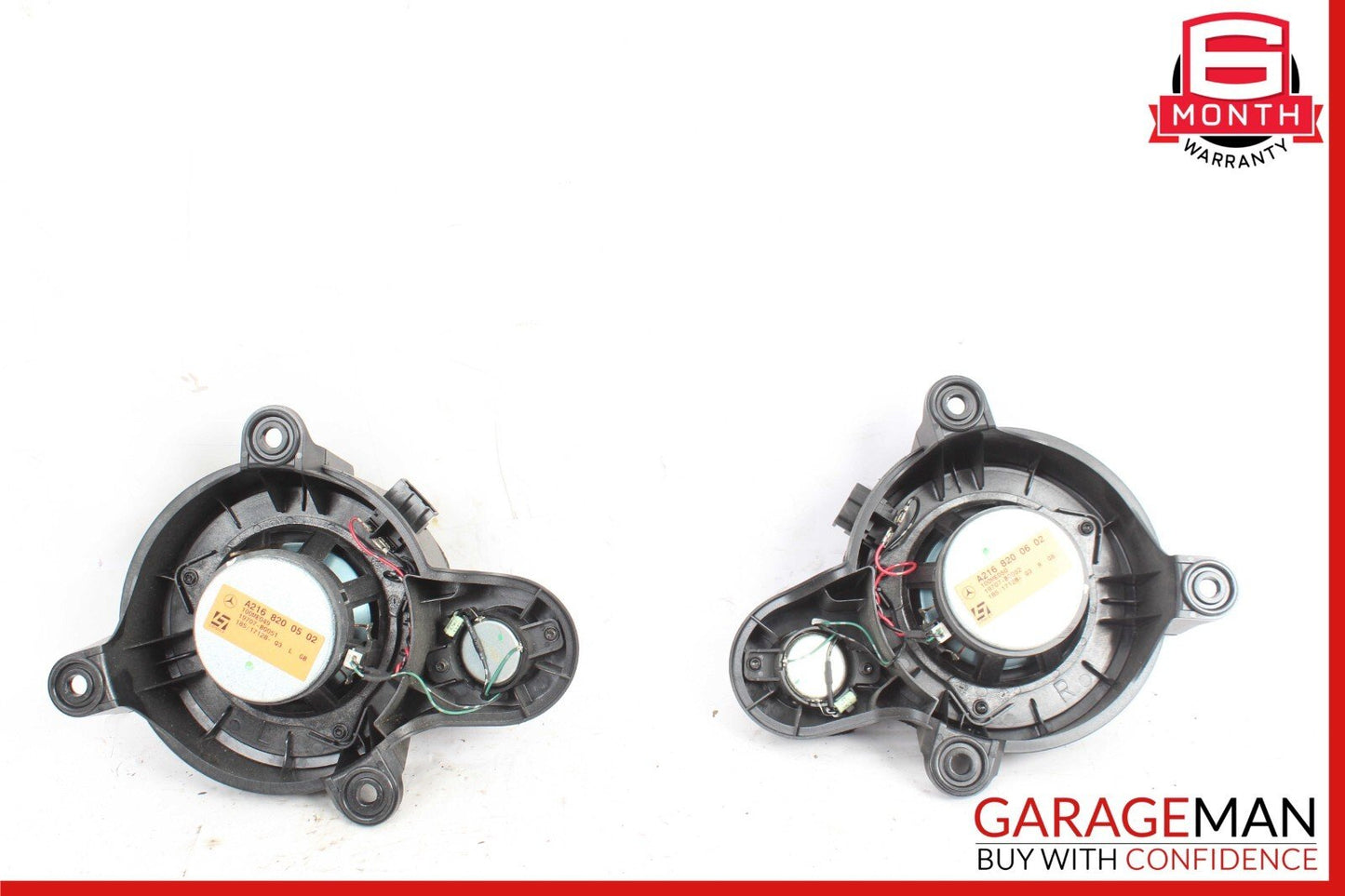 07-14 Mercedes W216 CL550 Rear Right & Left Side Door Tweeter Speaker Set of 2