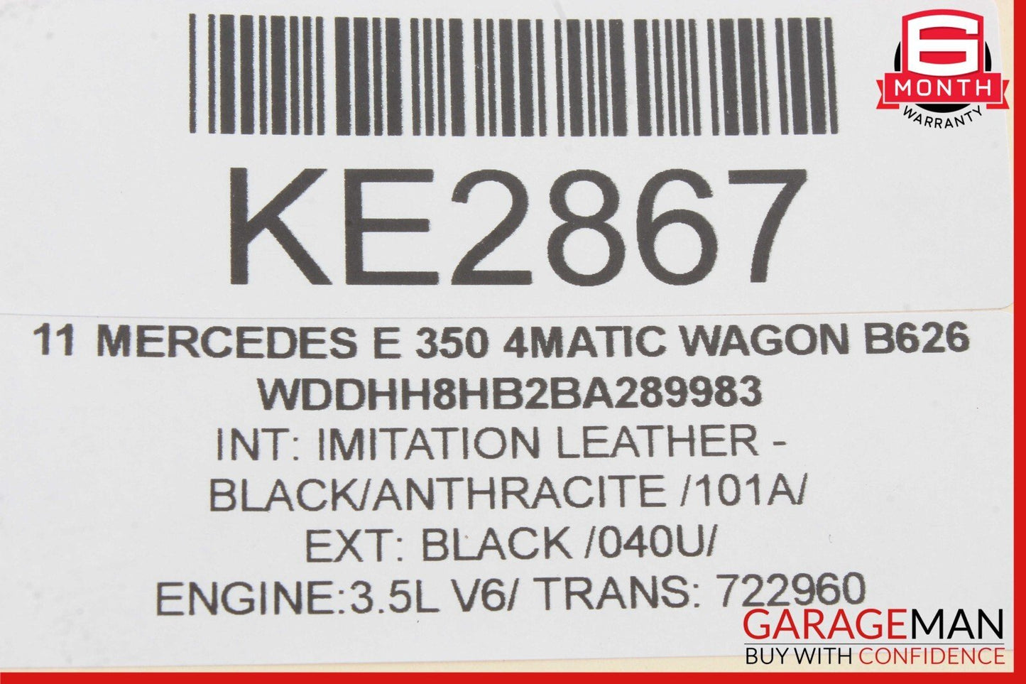 11-16 Mercedes W212 E350 Rear Trunk Hatch Lock Latch Actuator 2127400135 OEM