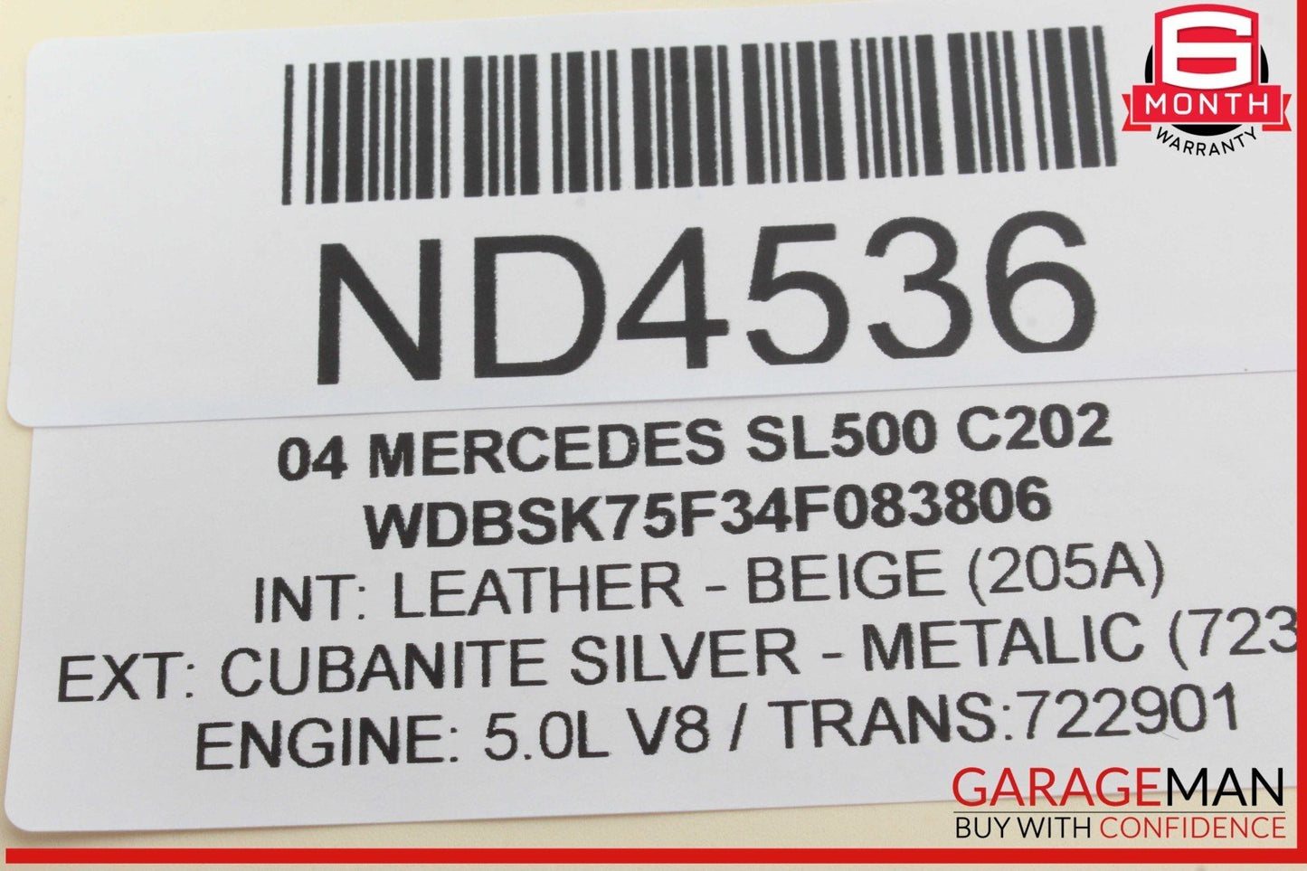 03-08 Mercedes R230 SL500 Front Right Side Seat Adjust Control Switch Module OEM
