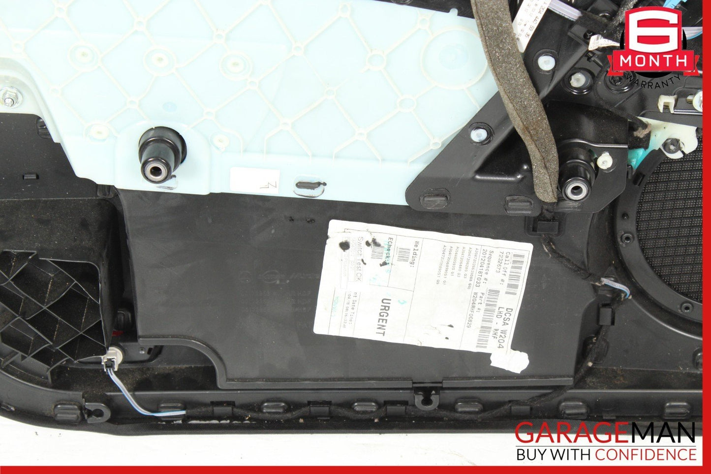 08-14 Mercedes W204 C300 Front Right Passenger Side Interior Door Panel OEM
