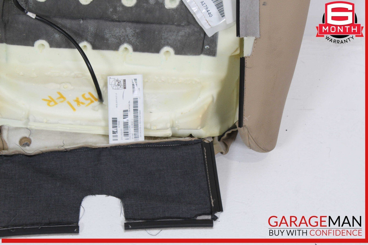 12-15 BMW X1 E84 Front Right Passenger Side Top Upper Seat Cushion OEM