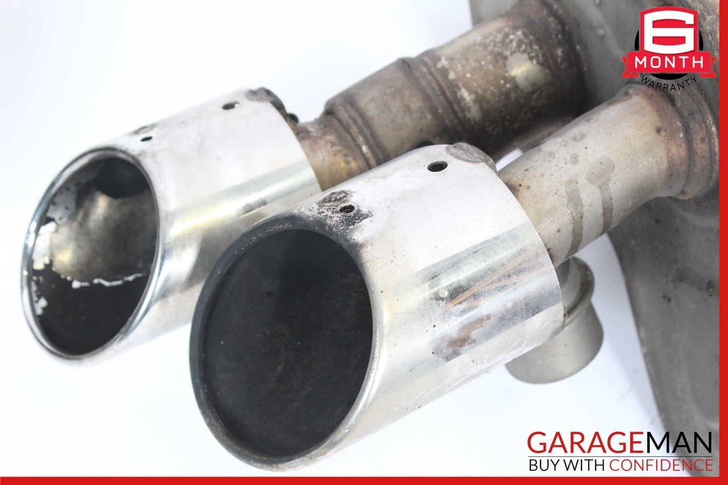 14-17 Maserati Ghibli Rear Left & Right Side Exhaust Muffler Tip Pipe Set of 2