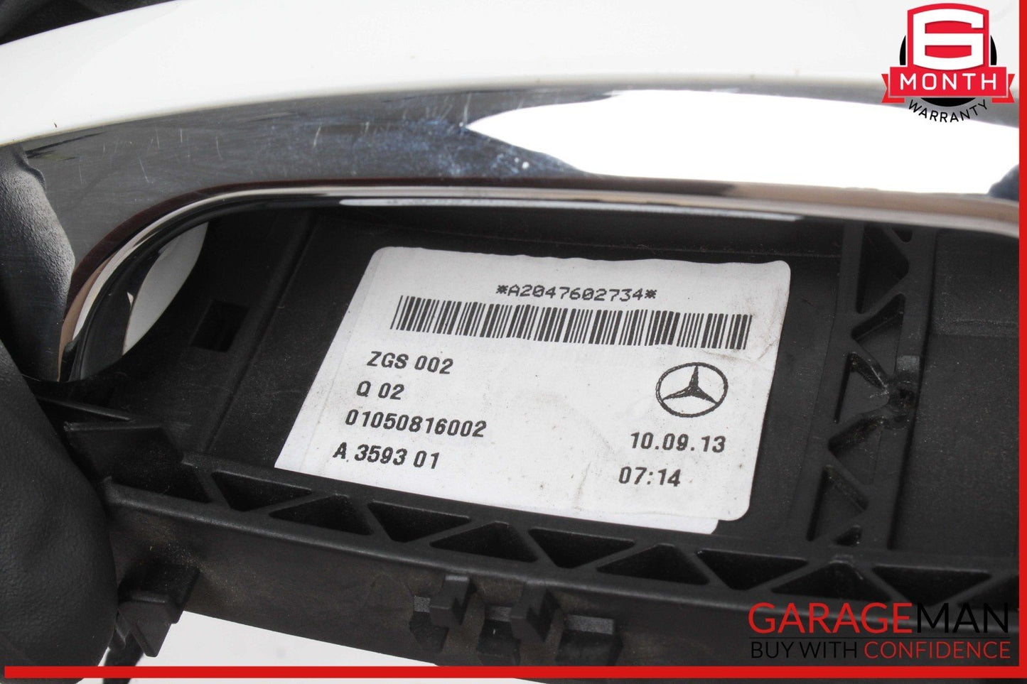 12-20 Mercedes R172 SLK250 Right Passenger Side Exterior Door Handle Keyless Go