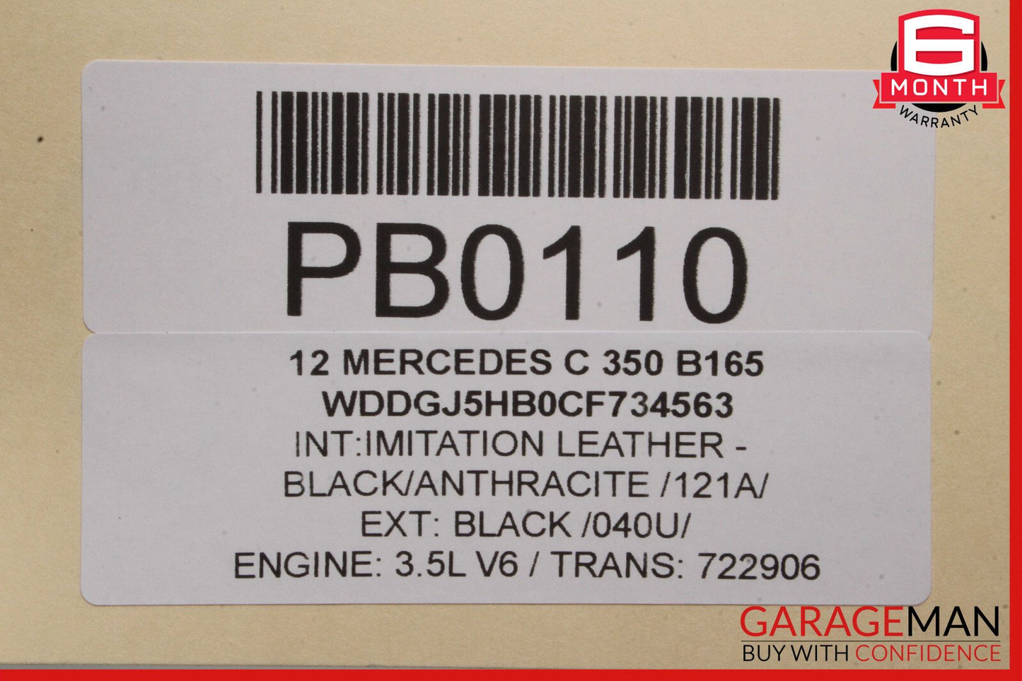 08-14 Mercedes W204 C350 Power Steering Rack and Pinion 2044605900 OEM