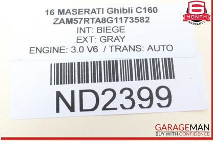 14-24 Maserati Ghibli Quattroporte Levante Right Turbocharger Manifold OEM