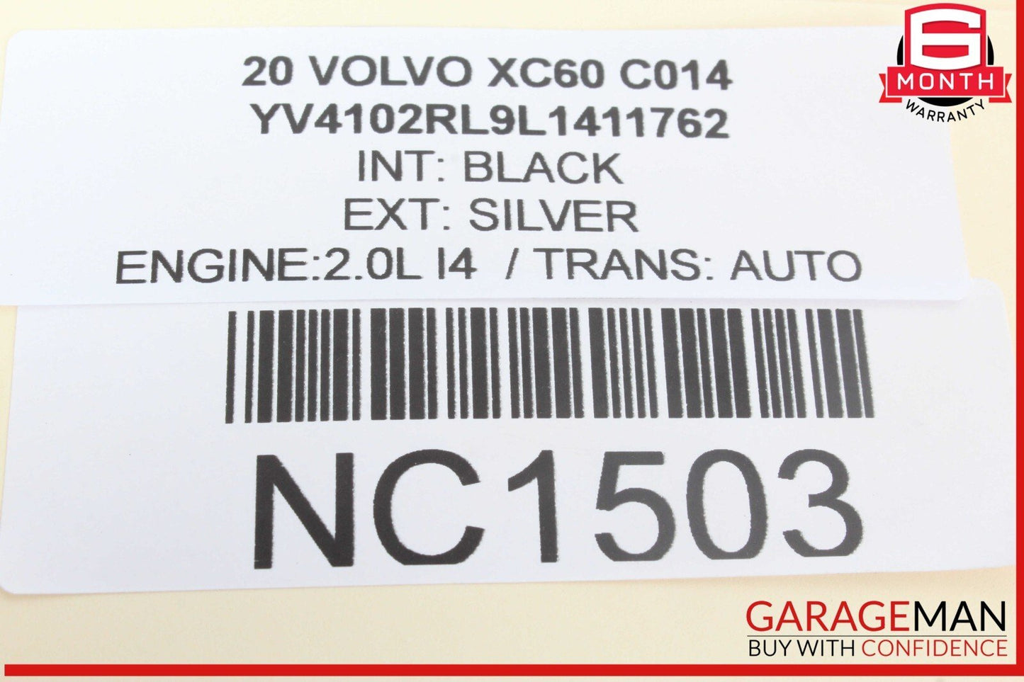 18-25 Volvo XC60 Rear Right Passenger Side Suspension Lower Control Arm OEM