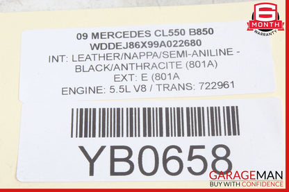 07-10 Mercedes S550 CL550 CL63 AMG Information Navigation Display Monitor Screen