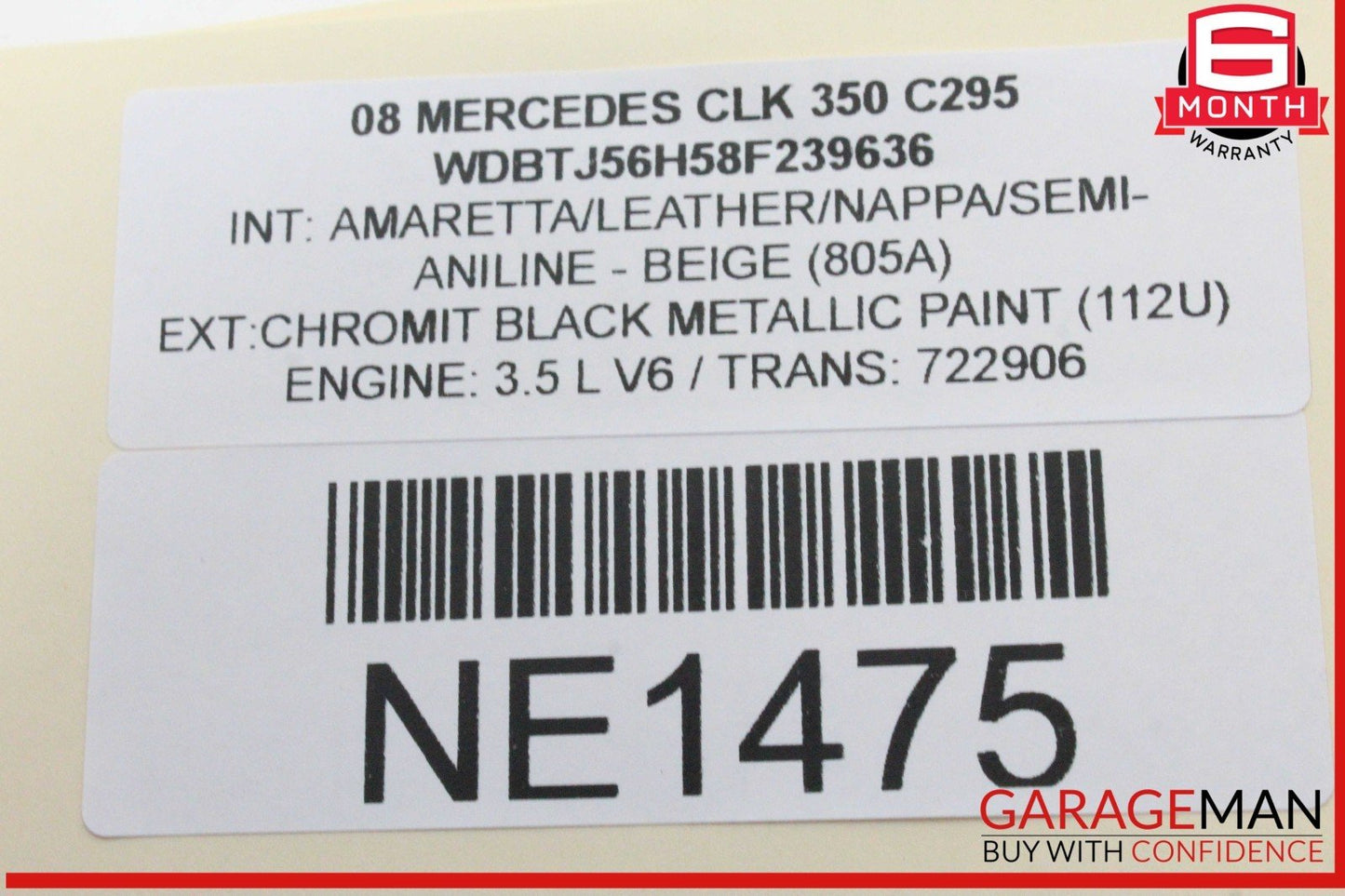 05-09 Mercedes W209 CLK350 CLK550 Center Dashboard Control Switch 2038709510 OEM