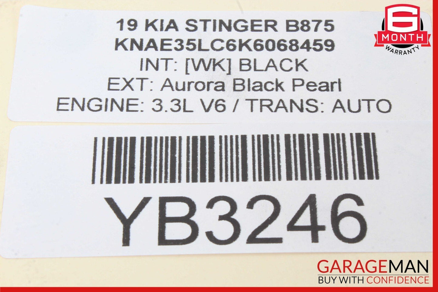 18-21 KIA STINGER REAR RIGHT SIDE BLIND SPOT RADAR SENSOR MODULE W/ BRACKET OEM