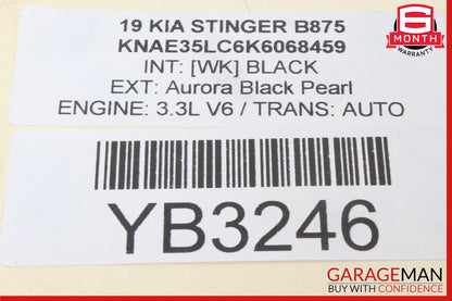 18-21 KIA STINGER REAR RIGHT SIDE BLIND SPOT RADAR SENSOR MODULE W/ BRACKET OEM